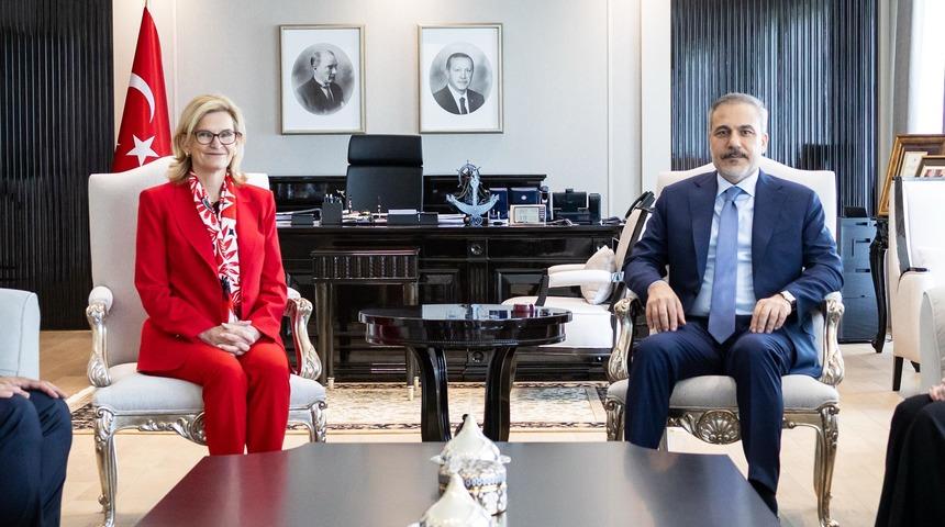 Bakan Fidan, Uluslararası Telekomünikasyon Birliği Genel Sekreteri Bogdan-Martin ile görüştü