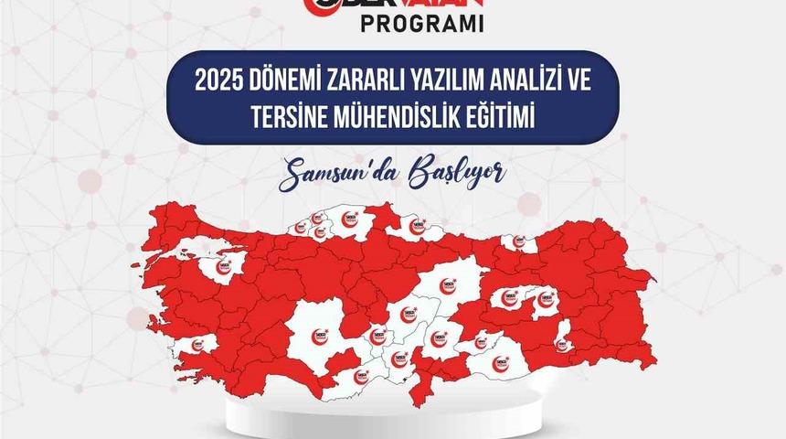 Samsun’da ‘Zararlı Yazılım Analizi ve Tersine Mühendislik Eğitimi’ gerçekleştirilecek