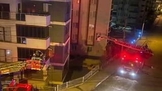 Karabük'te apartmanda yangın! İkisi çocuk 5 kişi dumandan etkilendi