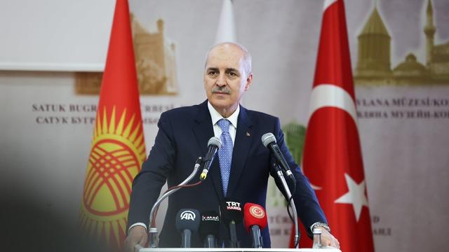 TBMM Başkanı Kurtulmuş'tan Kırgızistan-Türkiye Manas Üniversitesi’ne ziyaret