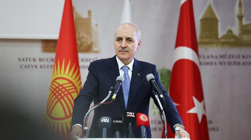 TBMM Başkanı Kurtulmuş'tan Kırgızistan-Türkiye Manas Üniversitesi’ne ziyaret