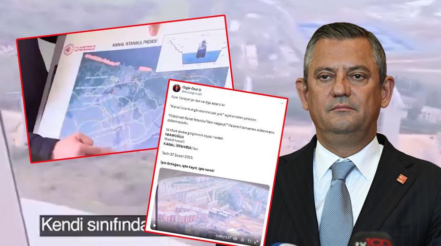 CHP lideri Özel "Tüm Türkiye’ye ilan ve ifşa ederiz" diyerek görüntüleri paylaştı: "İşte Erdoğan, işte kayıt, işte kanıt!"