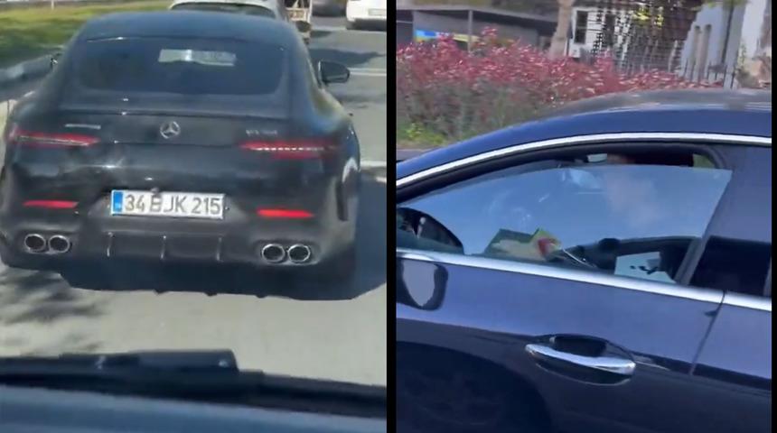 İstanbul'da çakarlı araç kullandı, kuralları hiçe saydı! 'Ben valinin yeğeniyim' dedi