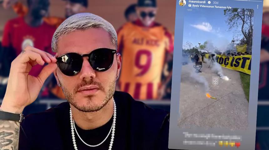 Icardi yine rahat durmadı! Gece yarısı sosyal medya hesabından Fenerbahçeliler'e seslendi... Ali Koç mesajı olay oldu