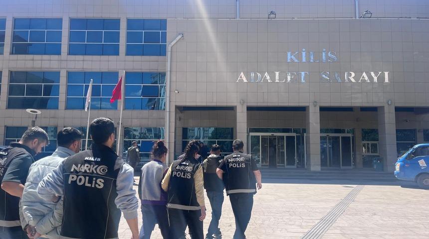 Kilis'te düzenlenen uyuşturucu operasyonunda 2 zanlı tutuklandı