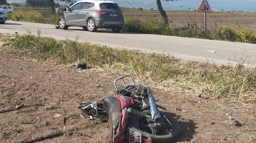 Bursa’da kaza: motosiklet ile otomobil çarpıştı! 1 ölü