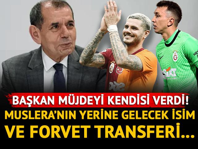 Başkan müjdeyi verdi! "Muslera'nın yerine gelecek isim ve forvet transferi..."