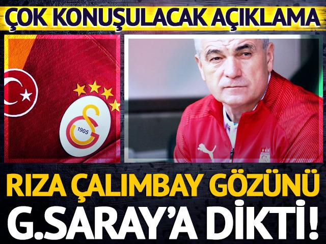 Rıza Çalımbay'dan Galatasaray maçı öncesi çok konuşulacak açıklama!