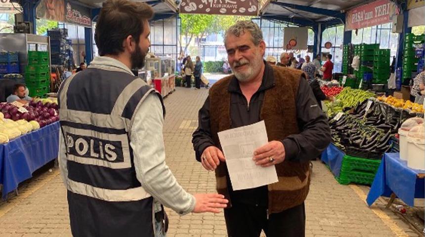 Gönen'de polisten bilgilendirme çalışması! Vatandaşların bilinç düzeyinin artırılması hedefleniyor