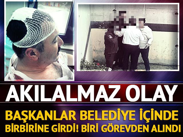 Belediye içinde başkanların akılalmaz kavgası! Kafasına şekerlikle vurdu, görevden alındı