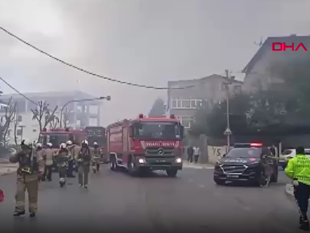 İstanbul'da sabah saatlerinde korkutan yangın!