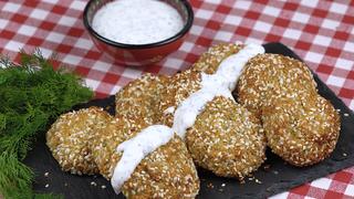 Susamlı Simit Tadında: Patates Topları 