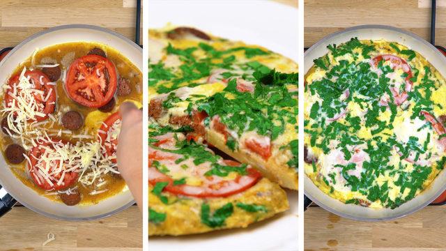 Patatesli omlet: Bu omlet bir harika! 