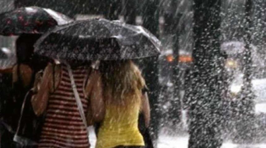 Meteorolojiden Perşembe akşam saatlerine kadar yağış uyarısı