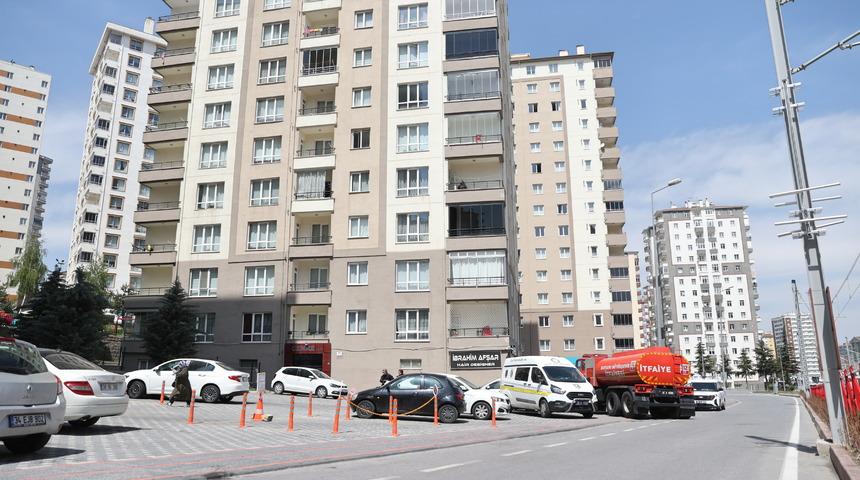 Kayseri'de apartman dairesinde çıkan yangın söndürüldü