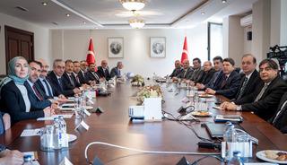 Cumhurbaşkanlığı Hukuk Politikaları Kurulu Çankaya Köşkü'nde toplandı
