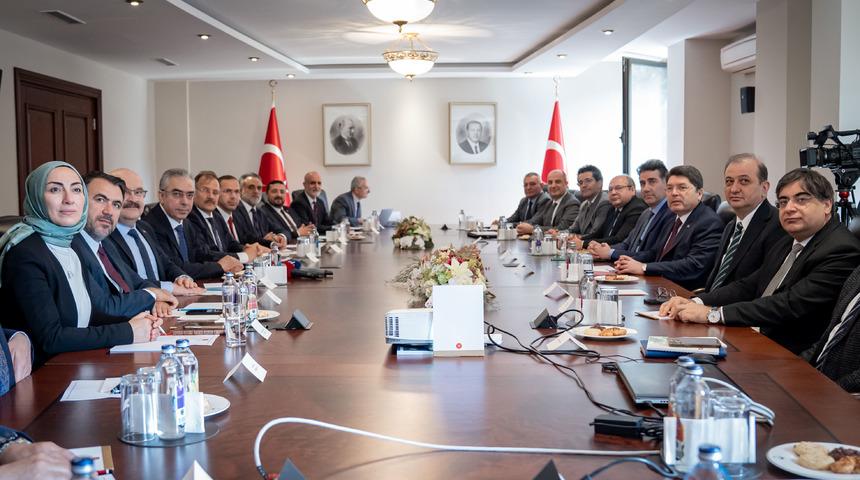 Cumhurbaşkanlığı Hukuk Politikaları Kurulu Çankaya Köşkü'nde toplandı