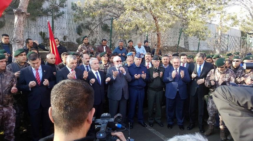 Kayseri Şeker Fabrikası P&Ouml;H&rsquo;leri uğurlamak i&ccedil;in iş durdurdu