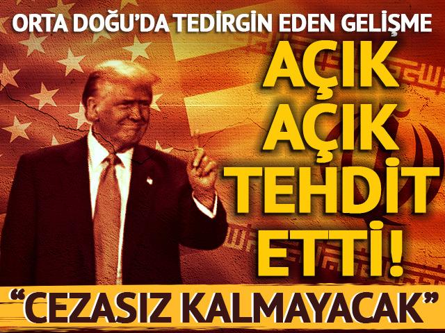 ABD 'cezasız kalmayacak' diyerek açık açık İran'a meydan okudu: 'Bizim seçeceğimiz zaman ve yerde...'