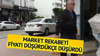 İki marketin fiyat rekabeti vatandaşa yaradı! 50 tane alan var