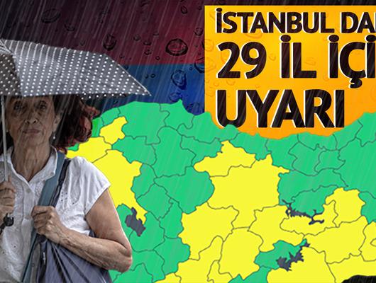 Gök gürleyecek, yağmur bastıracak! Bugün başlıyor