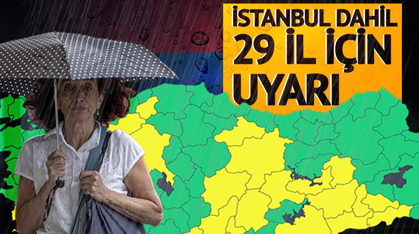 Gök gürleyecek, yağmur bastıracak! İstanbul'da sıcaklık düşüşte: Meteoroloji'den 28 il için sarı kodlu uyarı... İşte 1-5 Mayıs hava durumu