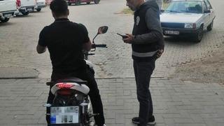Manisa'da 257 motosiklet sürücüsüne ceza kesildi