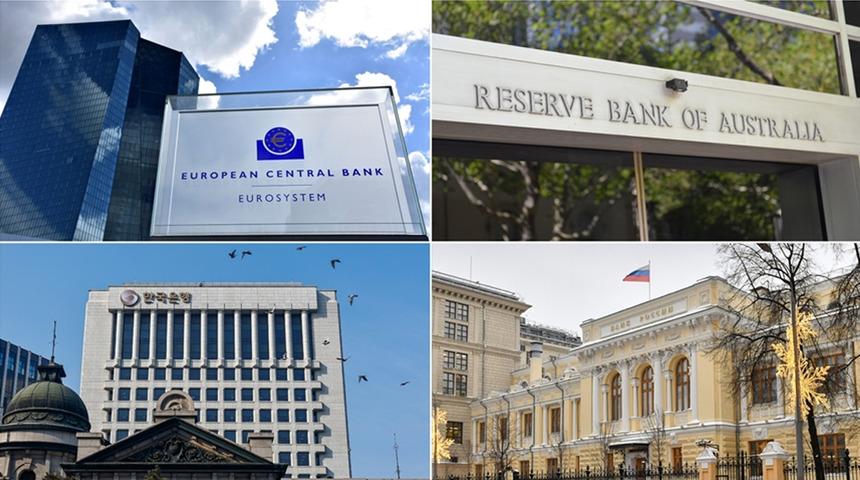 Büyük merkez bankaları nisan ayında temkinli davranmayı sürdürdü
