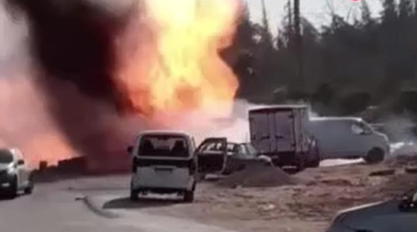 Mısır'da doğal gaz boru hattında yangın: 3 ölü
