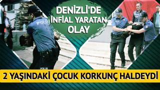 2 yaşındaki bebeği kız arkadaşıyla ilişki yaşarken ağladığı için dövmüş! Denizli'de caniye ters kelepçe: İfadesi 'pes' dedirtti