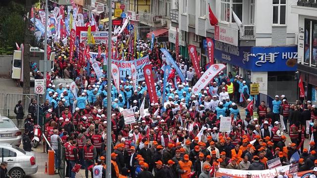 1 Mayıs'ta Samsun'dan renkli görüntüler