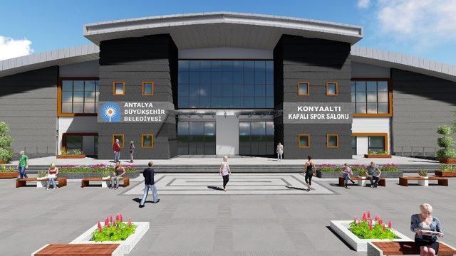 Büyükşehir Konyaaltı’na Kapalı spor salonu yapıyor
