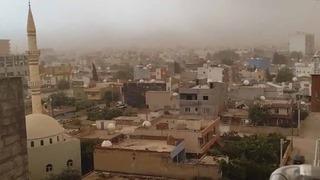 Mardin’de toz taşınımı günlük yaşamı olumsuz etkiledi