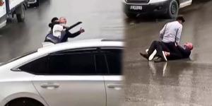 Kayınpederi kızını ve damadını öldürmek için defalarca tetiğe bastı! Şok eden anlar: 'Polis ne yapacak?'