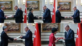 5 ülkenin büyükelçisinden Erdoğan'a güven mektubu