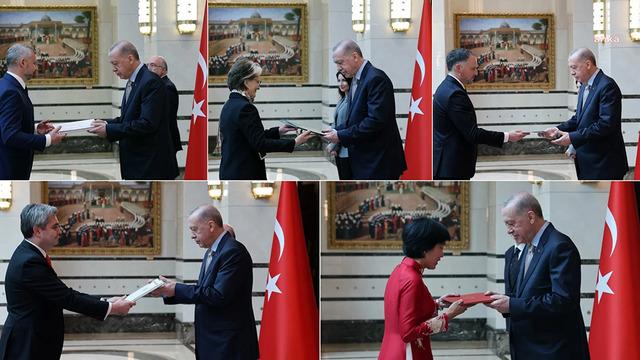5 ülkenin büyükelçisinden Erdoğan'a güven mektubu
