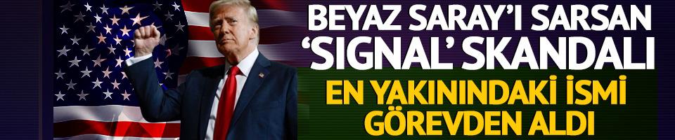 Beyaz Saray'da 'Signal Yemen' skandalı! Trump kritik ismi görevden aldı