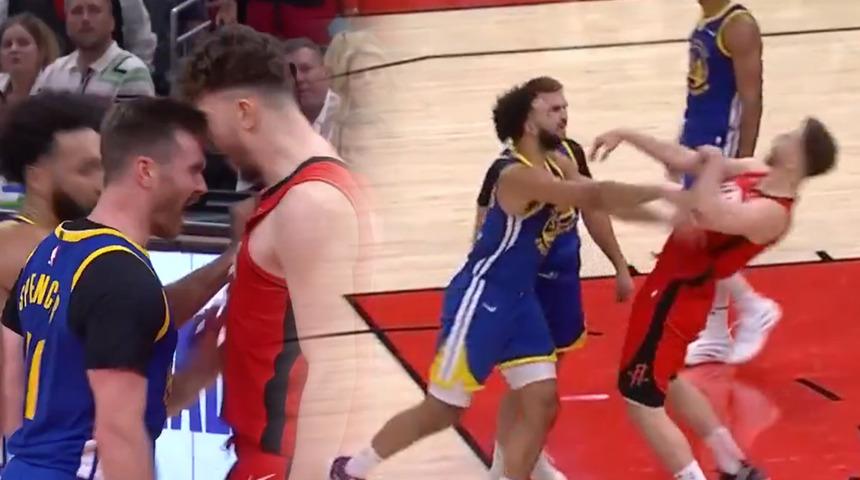 NBA'de olaylı gece! Milli Basketbolcu Alperen Şengün'e kafa attı, oyundan atıldı...