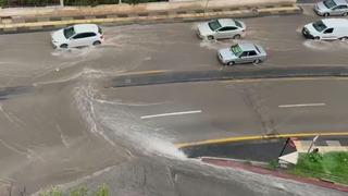 Ankara'da sağanak ve dolu etkili oldu, trafikte aksama yaşandı