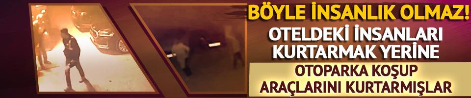 Kartalkaya'daki yangın faciasından yeni görüntüler! Oteldeki insanları uyarmak yerine otoparka koşup araçlarını kurtarmışlar
