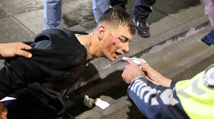 Yasal sınırın 9 kat üzeri alkol alan sürücünün "dişim ağrıyor" feryadı