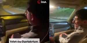 Sürücünün kim olduğunu öğrenince kahkahalara boğuldular!