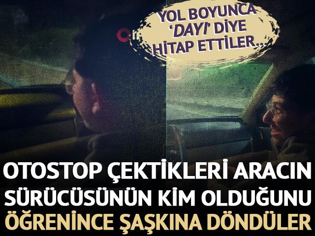 Sürücünün kim olduğunu öğrenince kahkahalara boğuldular!