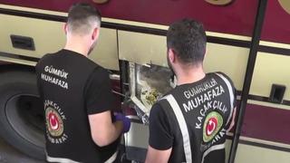 Türkiye'ye giriş yapmak üzereydi: Kapıkule Sınır Kapısı’nda bir otobüste 87 kilo 752 gram uyuşturucu ele geçirildi!