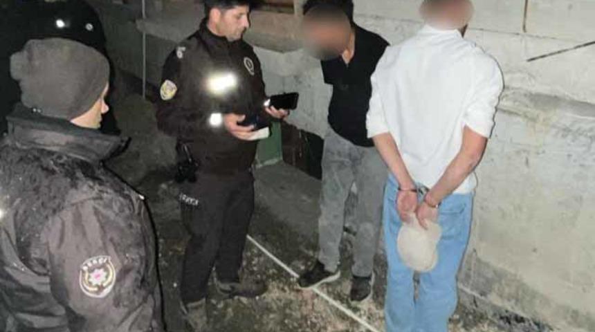 Bekçilerin dikkati sayesinde hırsızlık yapan şahıslar yakalandı