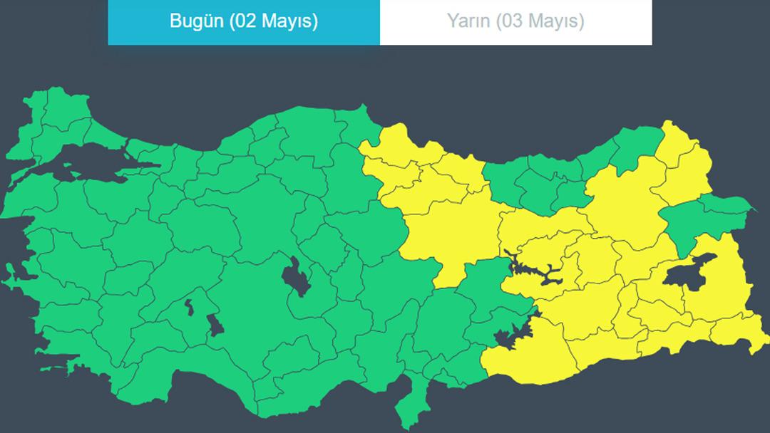 2 mayıs uyarı