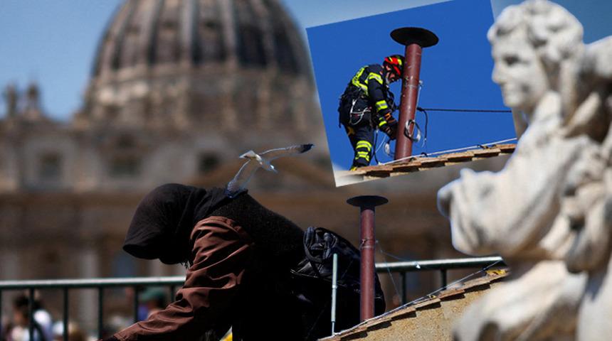Yeni Papa için hazırlıklar başladı! Dış dünyayla iletişim kurmaları yasak! İşte ilk görüntü...