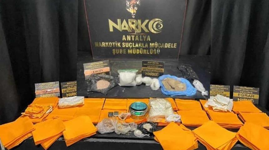 Antalya’da uyuşturucu operasyonu