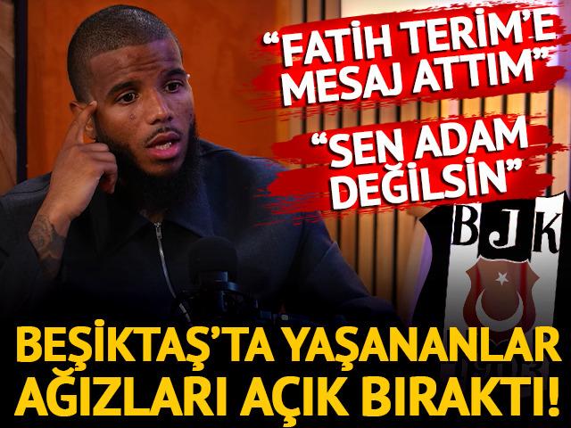 Rosier bir bir anlattı! Beşiktaş'ta yaşananlar ağızları açık bıraktı... "Sen adam değilsin, çık dışarı"