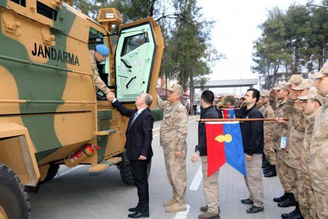 Jandarma Özel Harekâtçılar Afrin'e uğurlandı